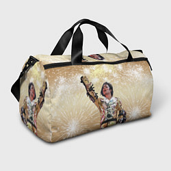 Сумки спортивные Майкл Джексон с эффектом кисти, цвет: 3D-принт