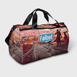 Сумки спортивные Fallout 2024, цвет: 3D-принт