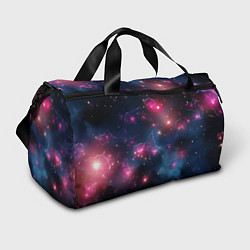 Сумки спортивные Абстрактный космос фантастика, цвет: 3D-принт