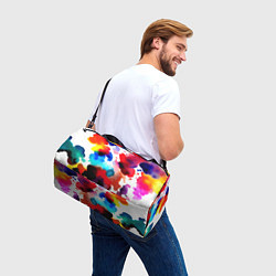 Сумки спортивные Абстрактная акварельная композиция, цвет: 3D-принт — фото 2