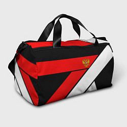 Сумки спортивные Россия герб спорт текстура, цвет: 3D-принт