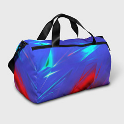 Сумки спортивные Неоновые полосы геометрия, цвет: 3D-принт