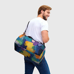 Сумки спортивные Мазки красок, цвет: 3D-принт — фото 2