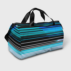 Сумки спортивные Разноцветные вертикальные линии, цвет: 3D-принт