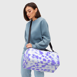Сумки спортивные Фиолетовый арт тай дай, цвет: 3D-принт — фото 2