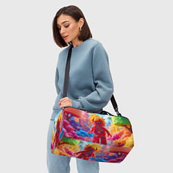 Сумки спортивные Роблокс с желтыми волосами, цвет: 3D-принт — фото 2