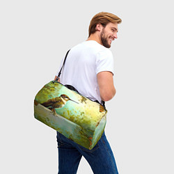 Сумки спортивные Колибри птичка, цвет: 3D-принт — фото 2