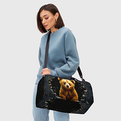 Сумки спортивные Медведь бурый, цвет: 3D-принт — фото 2