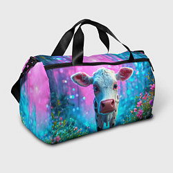 Спортивная сумка Коровка в сказочном лесу
