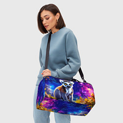 Сумки спортивные Лемур и звездная ночь, цвет: 3D-принт — фото 2