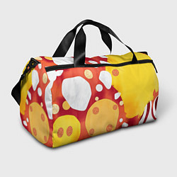 Сумки спортивные Теплая африканская абстракция, цвет: 3D-принт