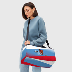 Сумки спортивные Русский хоккей, цвет: 3D-принт — фото 2