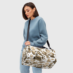 Сумки спортивные Растения против зомби в бежевых тонах, цвет: 3D-принт — фото 2