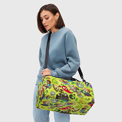 Сумки спортивные Растения против зомби с героями, цвет: 3D-принт — фото 2