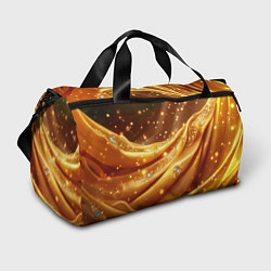 Сумки спортивные Золотая ткань с блестками, цвет: 3D-принт
