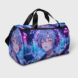 Сумки спортивные Влюбленный в музыку, цвет: 3D-принт