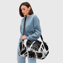 Сумки спортивные Samurai соты краски, цвет: 3D-принт — фото 2