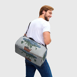Сумки спортивные Спящий воробушек на гортензии, цвет: 3D-принт — фото 2