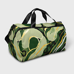 Сумки спортивные Зеленый природный паттерн, цвет: 3D-принт