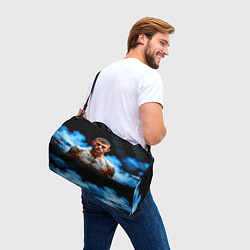 Сумки спортивные Дастин Порье в дыму, цвет: 3D-принт — фото 2