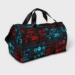 Сумки спортивные Twenty one pilots rock pattern, цвет: 3D-принт