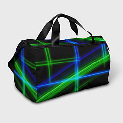 Сумки спортивные Color blue black green, цвет: 3D-принт