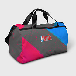 Сумки спортивные NBA неоновые краски, цвет: 3D-принт