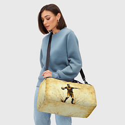 Сумки спортивные Гандболист на бежевом, цвет: 3D-принт — фото 2