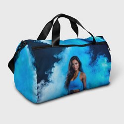 Сумки спортивные Фитоняшка в синем дыму, цвет: 3D-принт
