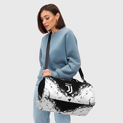 Сумки спортивные Juventus брызги красок, цвет: 3D-принт — фото 2