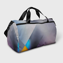 Сумки спортивные Color grey with stripes, цвет: 3D-принт