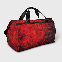 Спортивная сумка Абстракция - red shabby wall