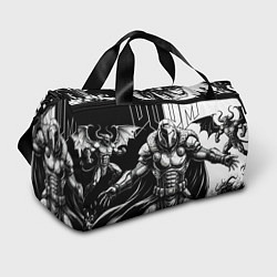 Сумки спортивные Doom guy and demons, цвет: 3D-принт
