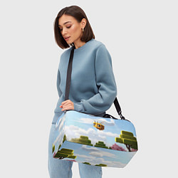 Сумки спортивные Пчёлка - Minecraft, цвет: 3D-принт — фото 2