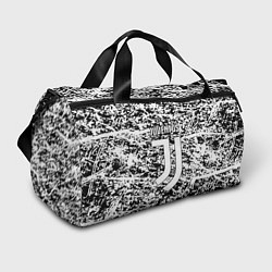 Сумки спортивные Juventus краски текстура, цвет: 3D-принт