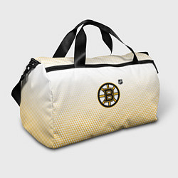 Сумки спортивные Бостон Брюинз - светлый градиент, цвет: 3D-принт