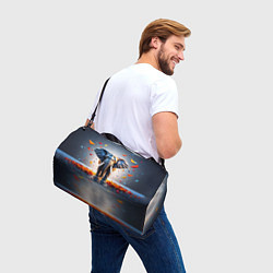 Сумки спортивные Геометрический слон и цветные полигоны, цвет: 3D-принт — фото 2