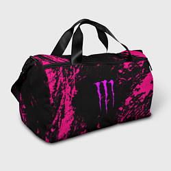 Сумки спортивные Monster energy неоновые краски лого, цвет: 3D-принт