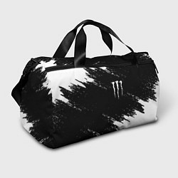 Сумки спортивные Monster energy краски штрихи белые, цвет: 3D-принт