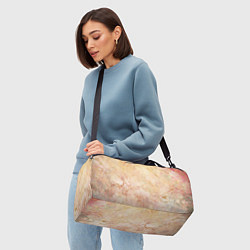 Сумки спортивные Абстракция - yellow sad flower, цвет: 3D-принт — фото 2