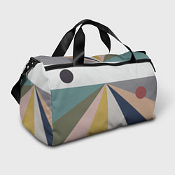 Сумки спортивные Черное солнце красная луна, цвет: 3D-принт