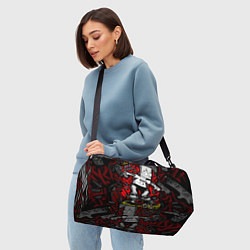Сумки спортивные Татуированный барт, цвет: 3D-принт — фото 2