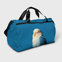 Сумки спортивные Волнистый попугай - синий, цвет: 3D-принт