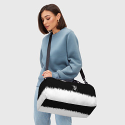 Сумки спортивные Doom краски черно белый, цвет: 3D-принт — фото 2