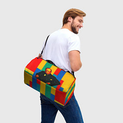 Сумки спортивные Уинстон Черчилль поп-арт, цвет: 3D-принт — фото 2