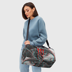 Сумки спортивные Monster energy glitch, цвет: 3D-принт — фото 2