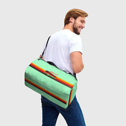 Сумки спортивные Ретро автобус ЛиАЗ 677, цвет: 3D-принт — фото 2