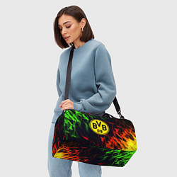 Сумки спортивные Borussia flame toxic, цвет: 3D-принт — фото 2