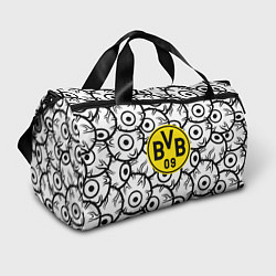 Сумки спортивные Borussia глаза текстура, цвет: 3D-принт