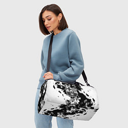 Сумки спортивные Juventus белый дым, цвет: 3D-принт — фото 2